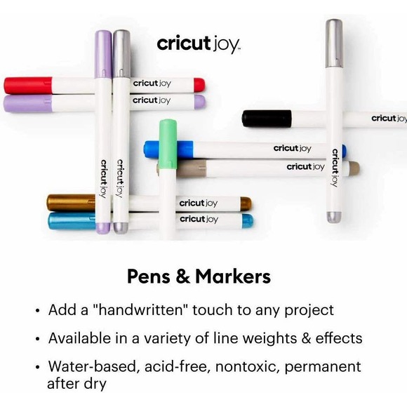 Cricut Joy Fine Point Pens 0.4 mm Red, Green, Violet Brand New Ships Same Day - Picture 3 of 5